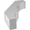 Ekena Millwork 5 1/2-in. W x 20-in. D x 32-in. H Balboa Architectural Grade PVC Knee Brace BRCP055X20X32BOA - alternate 6